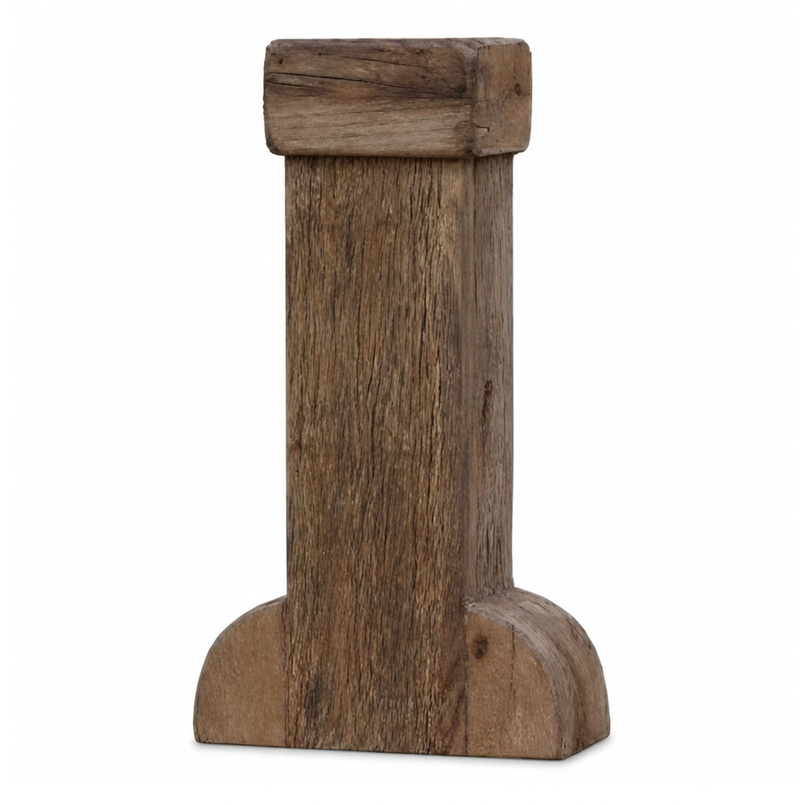 Rustic Wooden Pedestal Stand