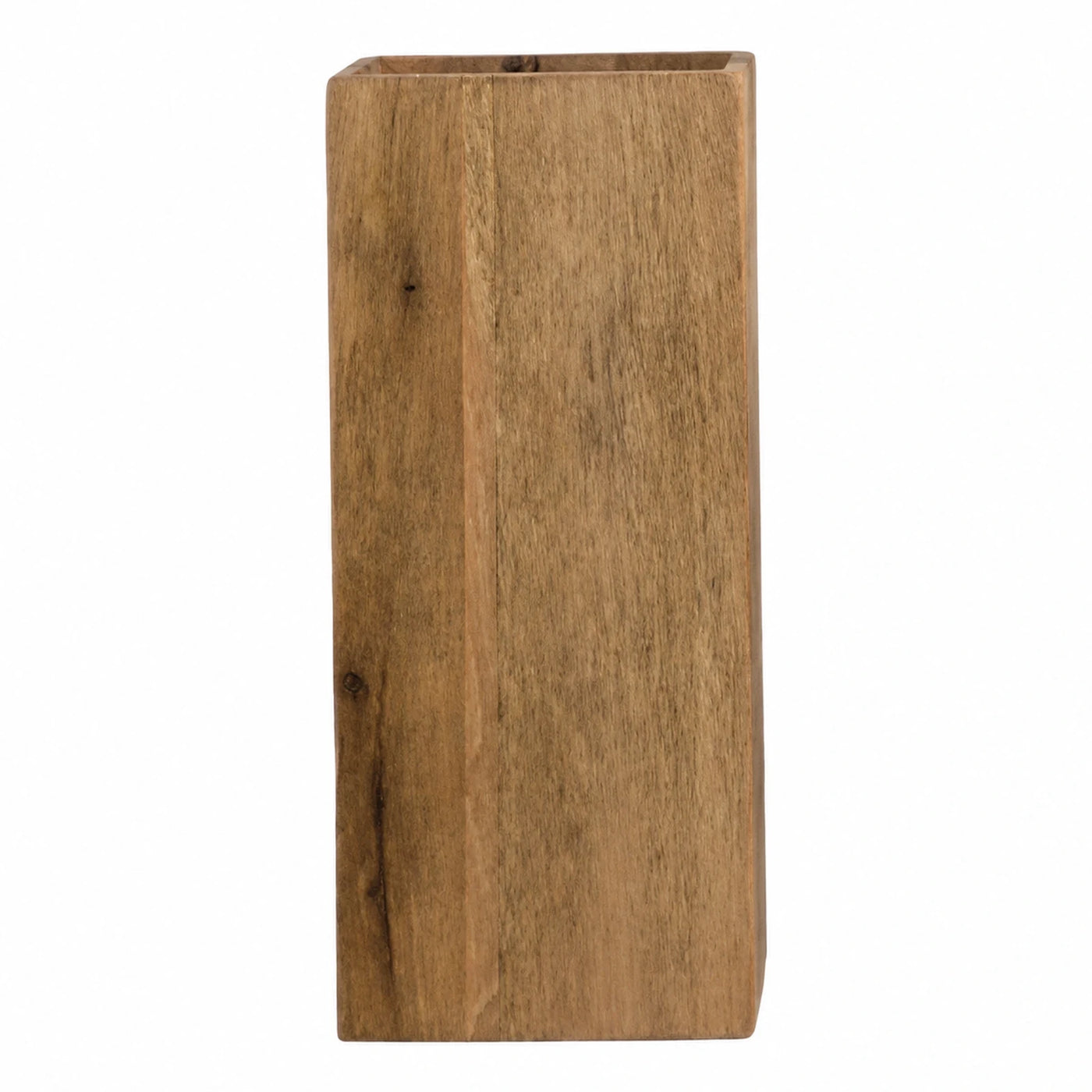 Rectangular Wooden Vase or Planter