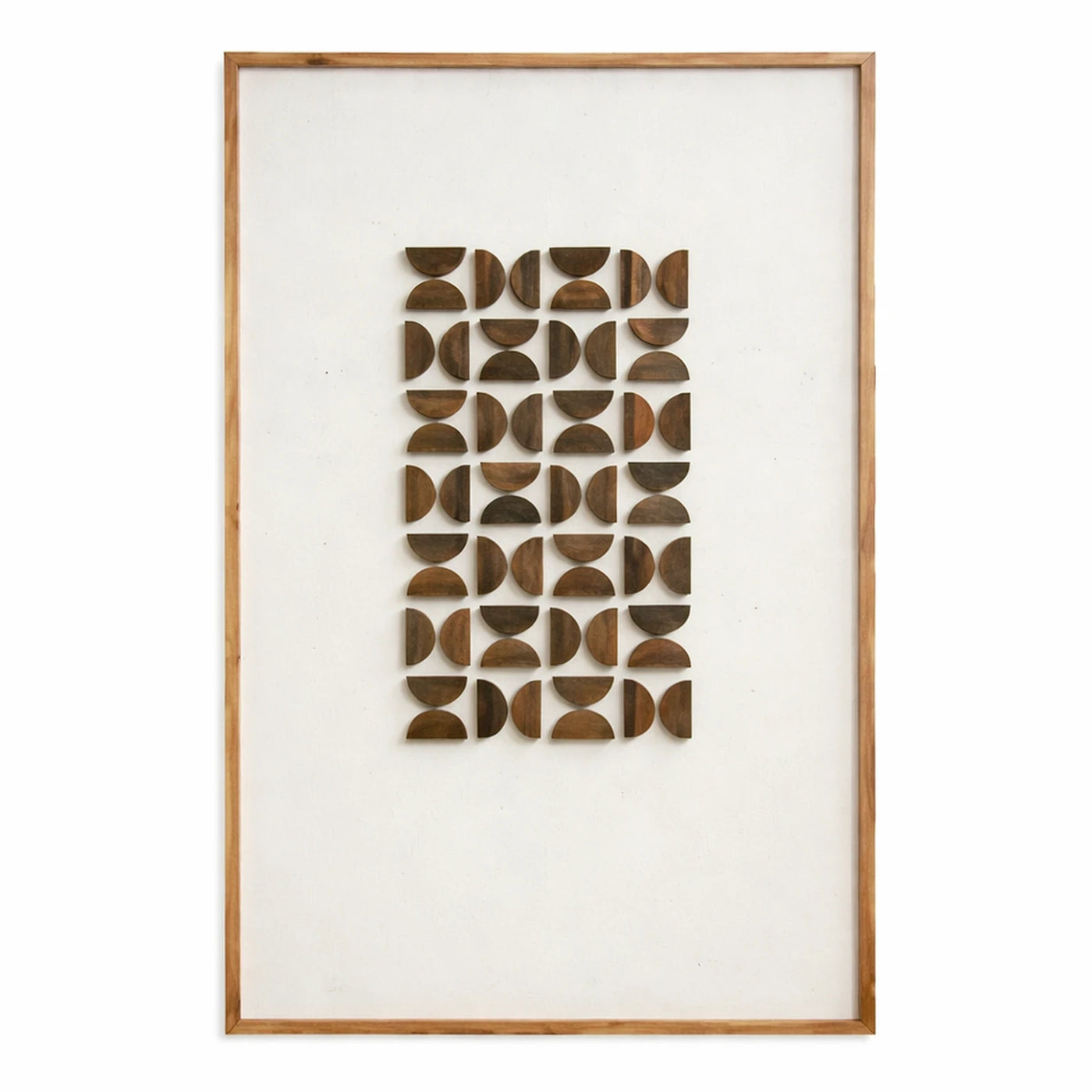 Wooden Geometric Wall Art Panel
