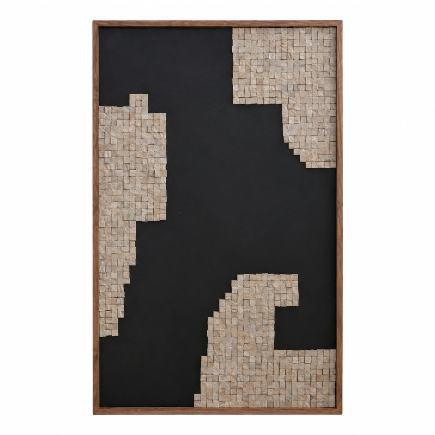 Abstract Framed Mosaic Wall Art Panel