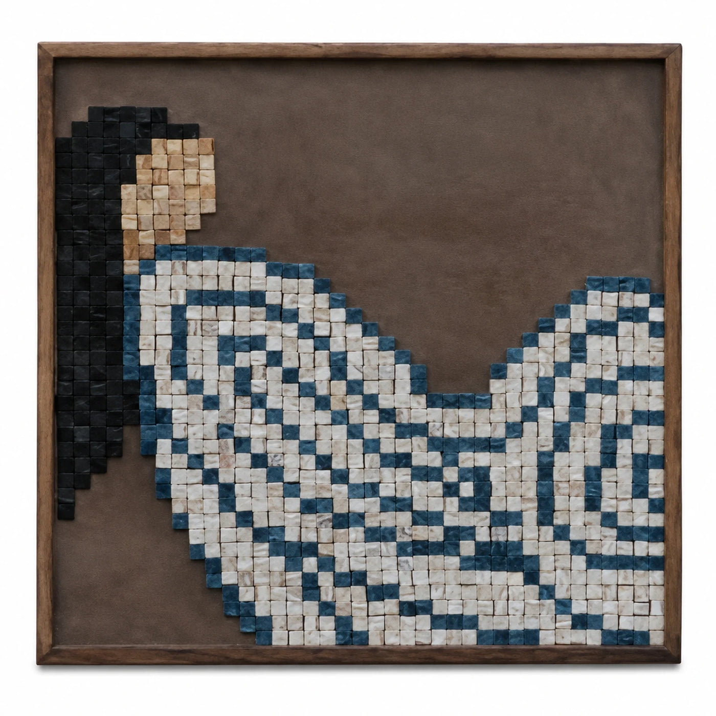 Pixelated Mosaic Wall Art Panel