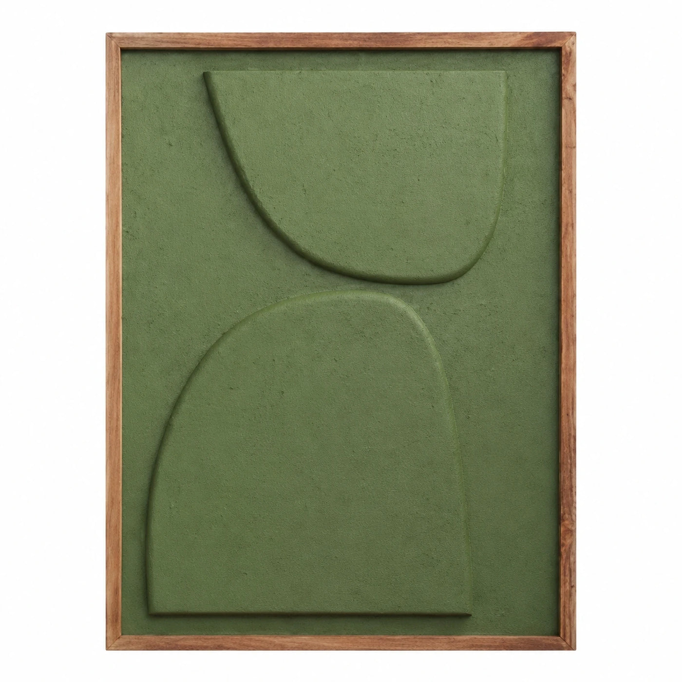Green Abstract Textured Wall Art Panel