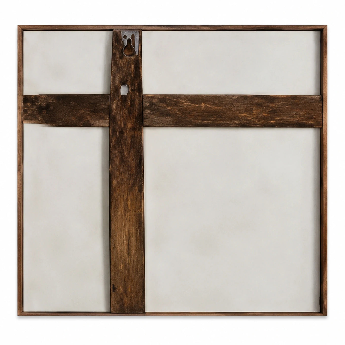 Rustic Wood Cross Wall Art Panel
