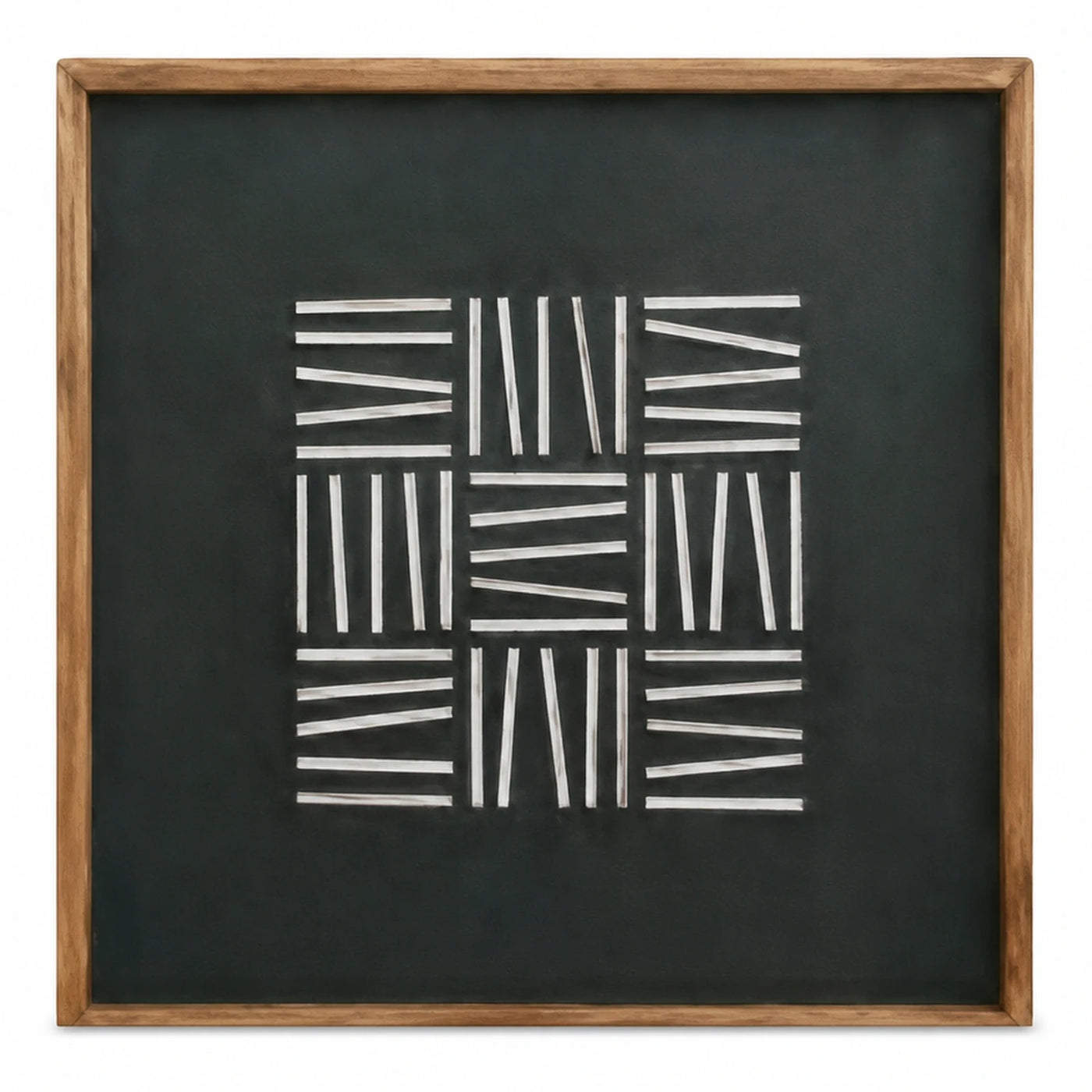Square Framed Abstract Geometric Wall Art