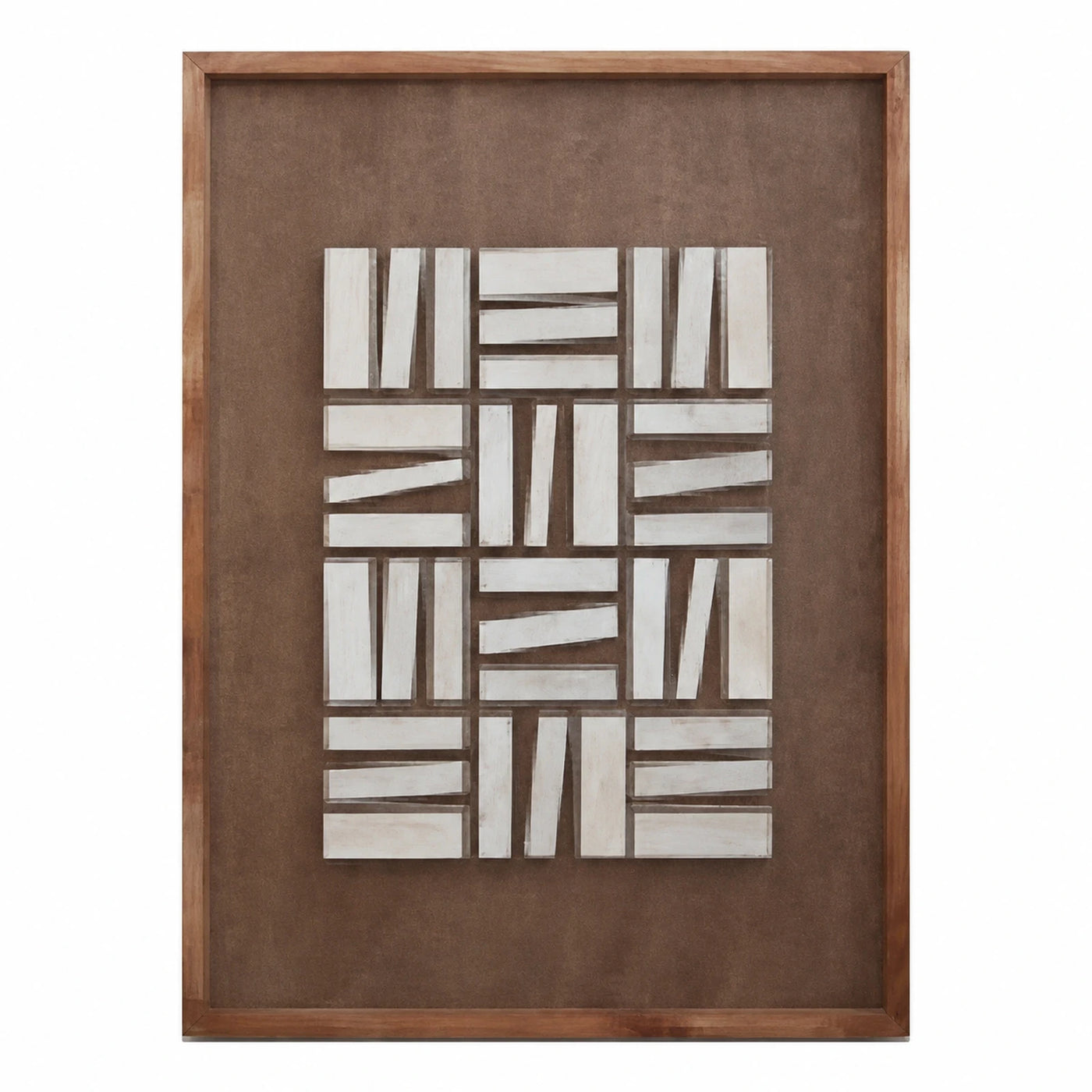 Wooden Framed Abstract Wall Art Panel