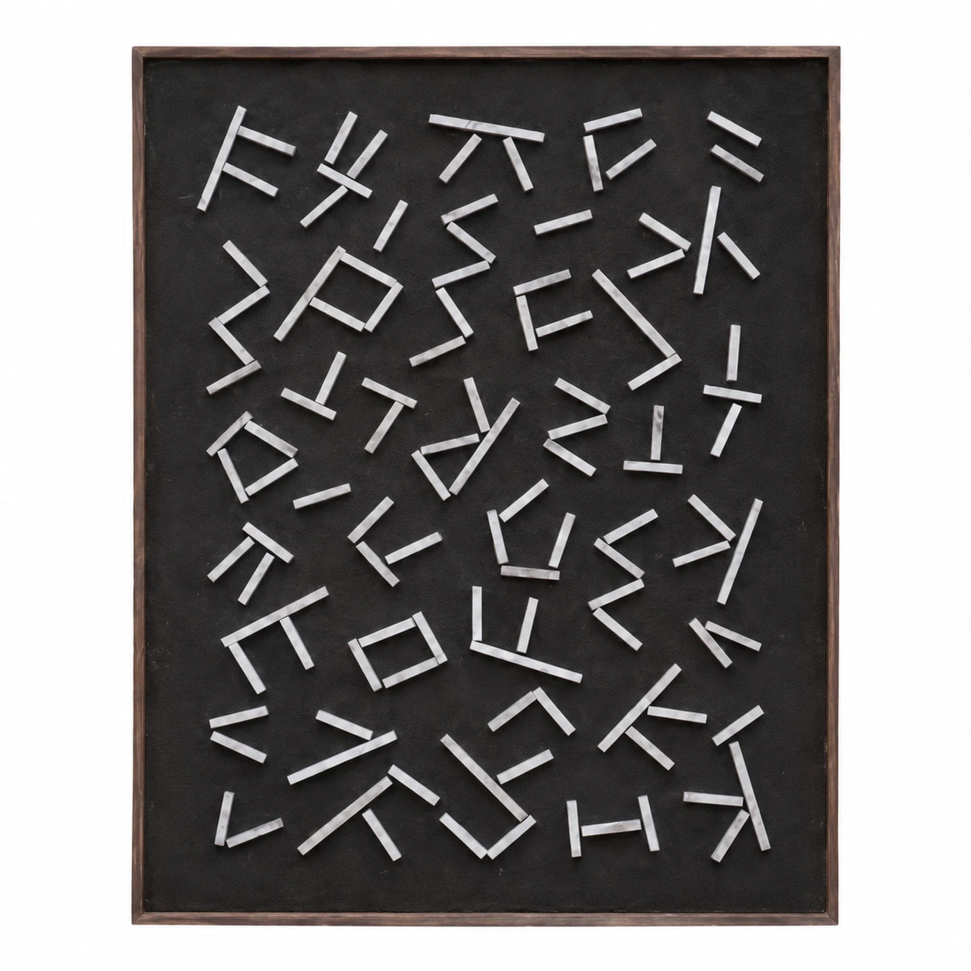 Abstract Geometric Metal Wall Art Panel