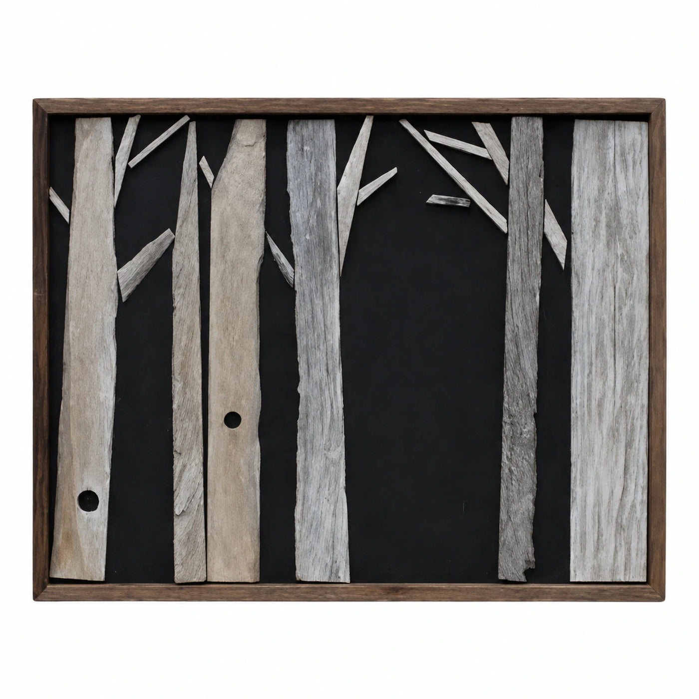 Rustic Wood Forest Wall Art Panel