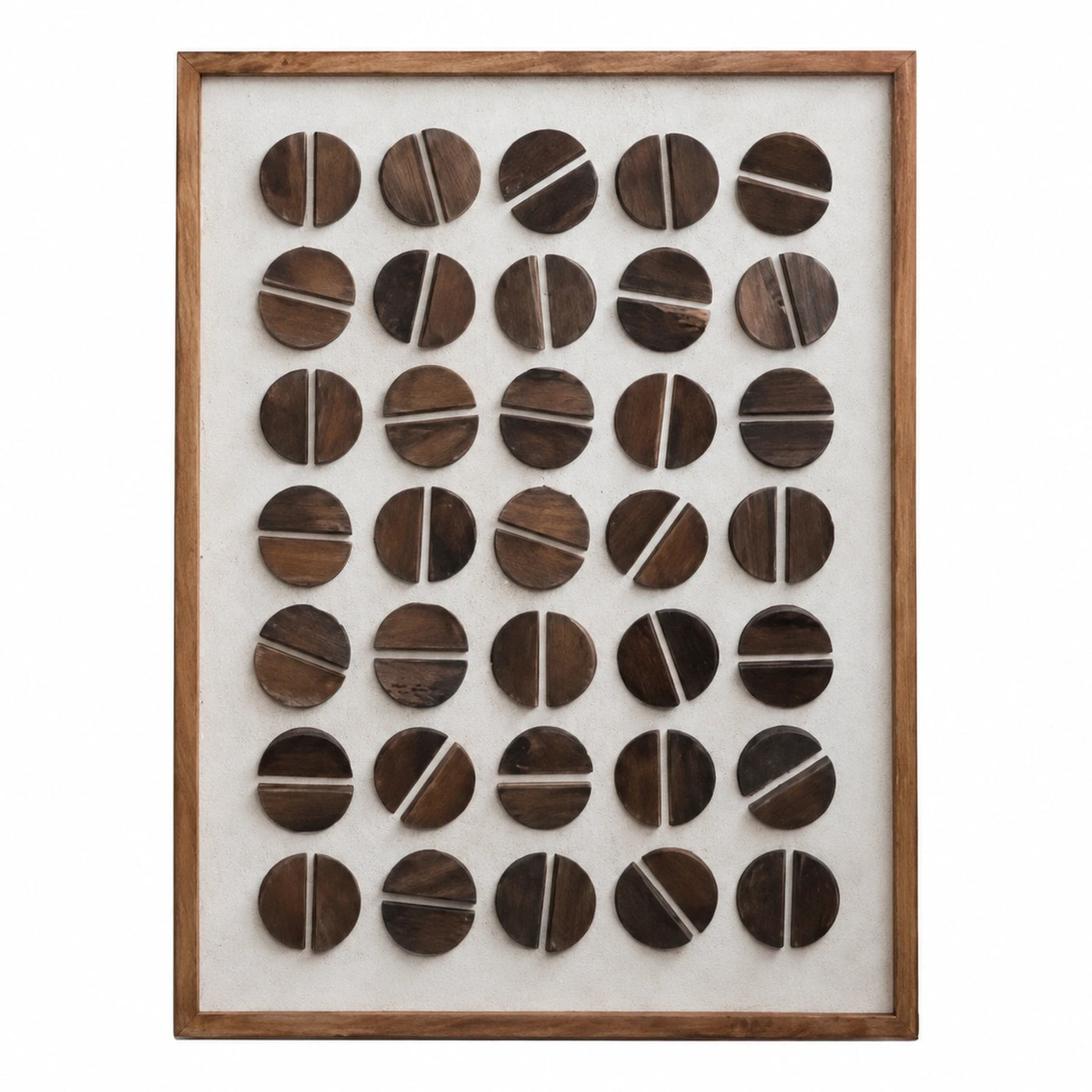 Wooden Circle Wall Art Panel