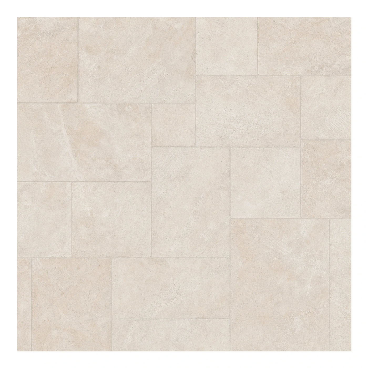 Beige Stone Look Floor Tile Pattern