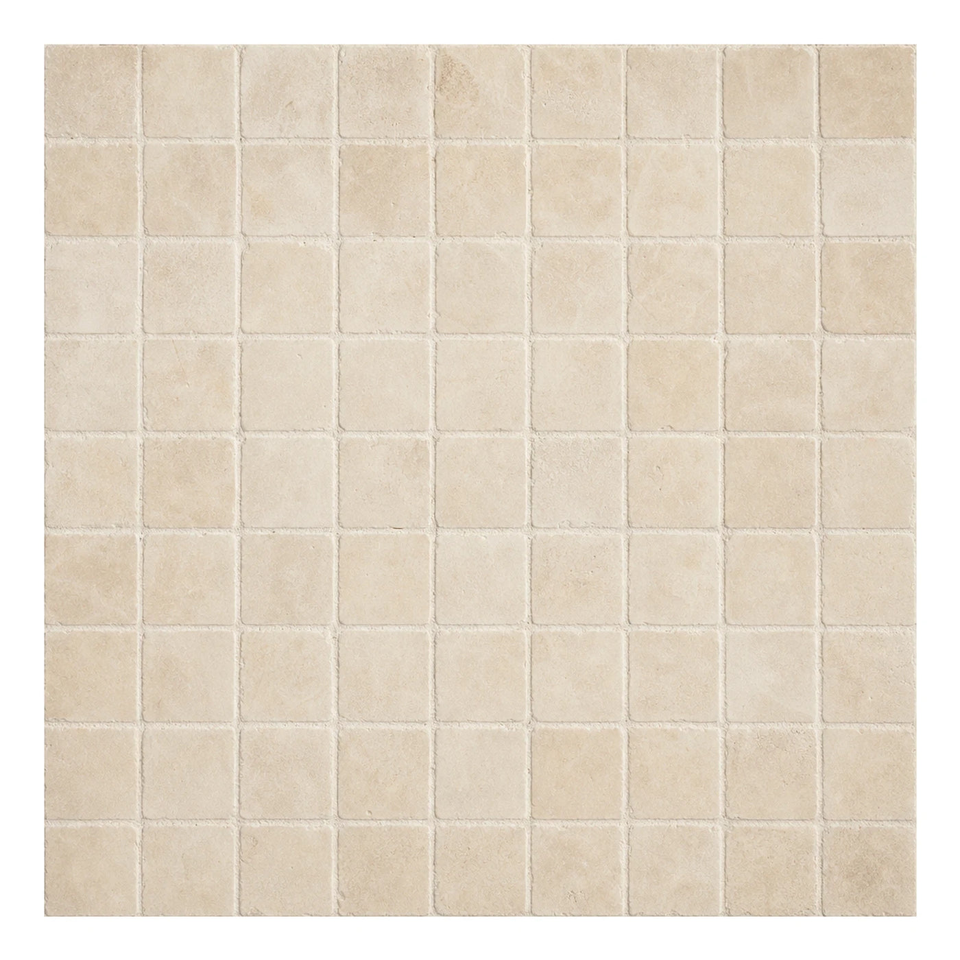 Beige Square Mosaic Stone Floor Tile