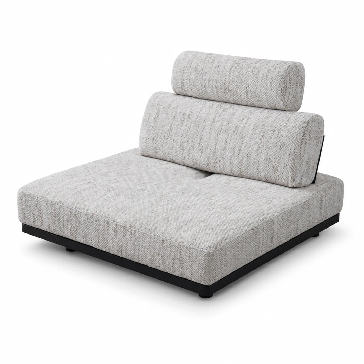 Modern Modular Lounge Chair with Adjustable Backrest