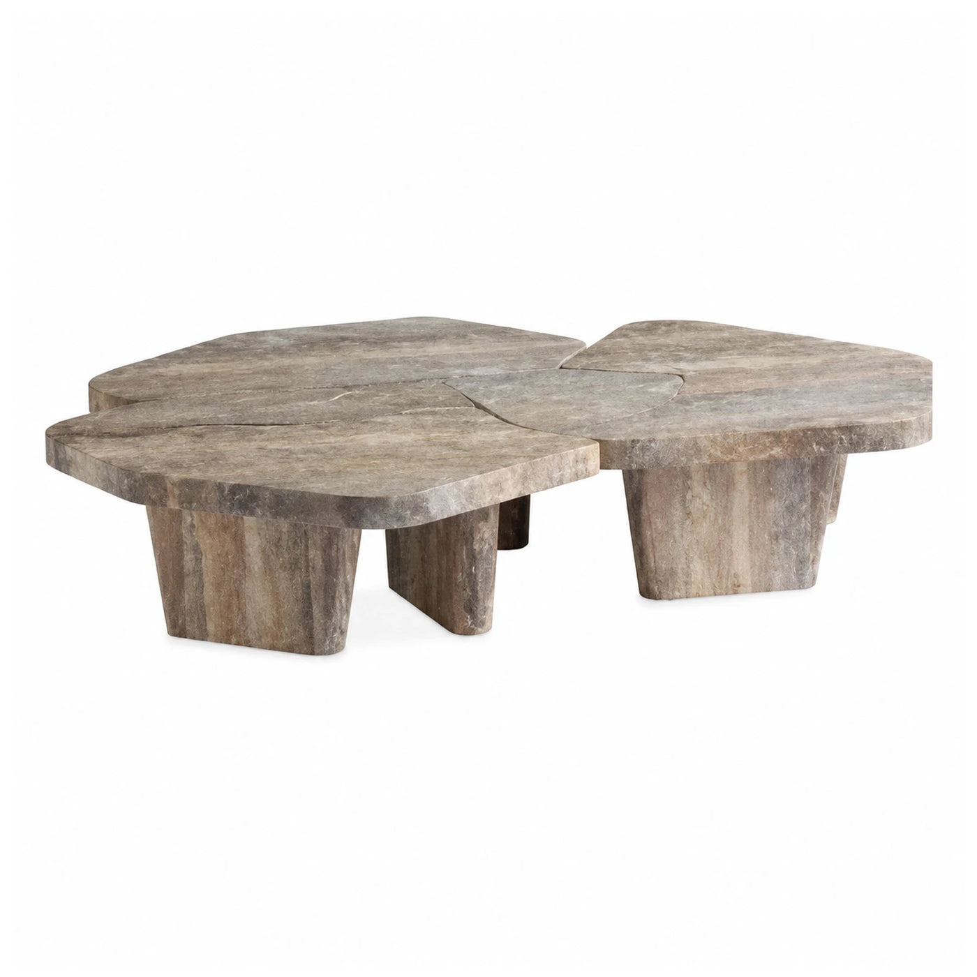 Organic Stone Coffee Table Set