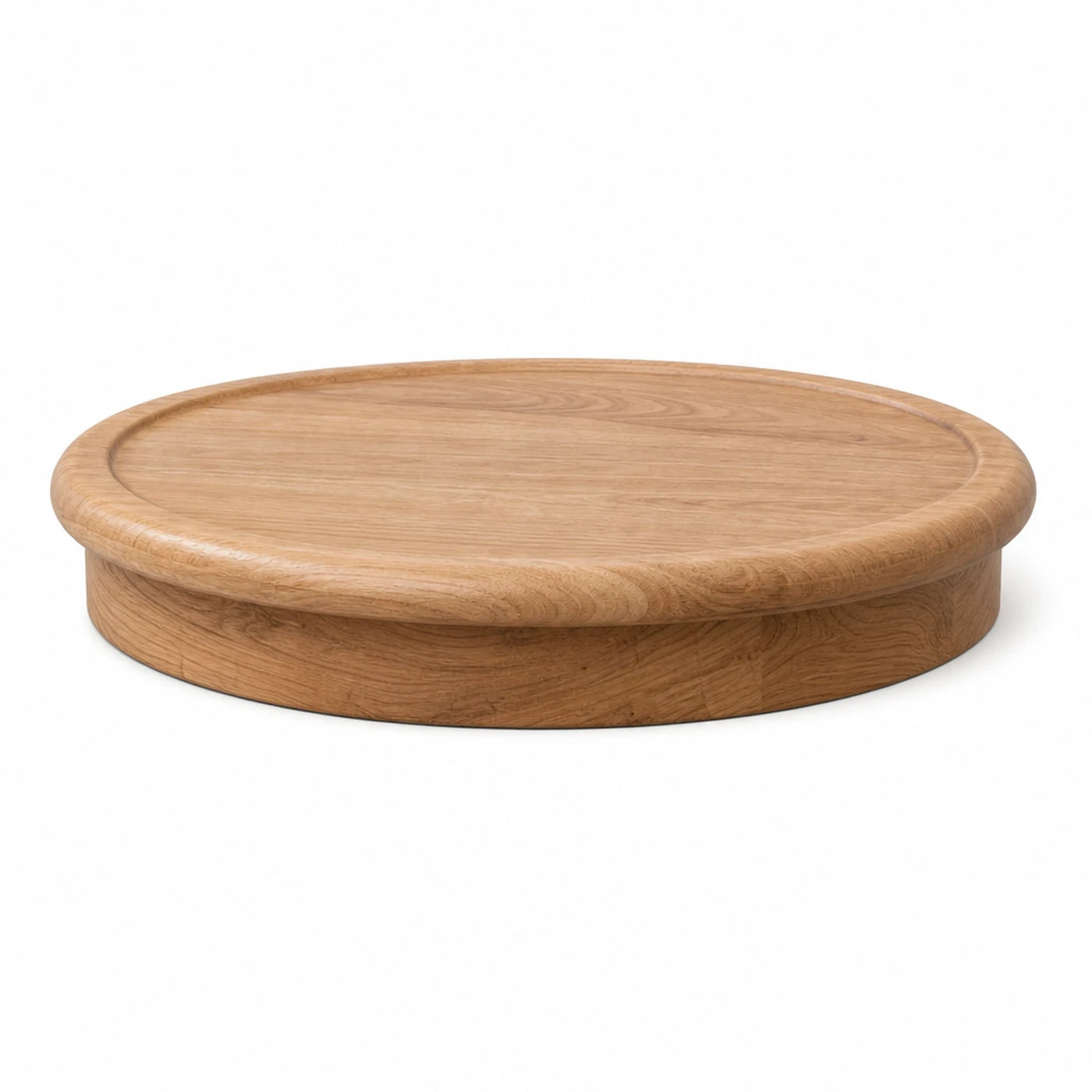 Round Wooden Lazy Susan Turntable
