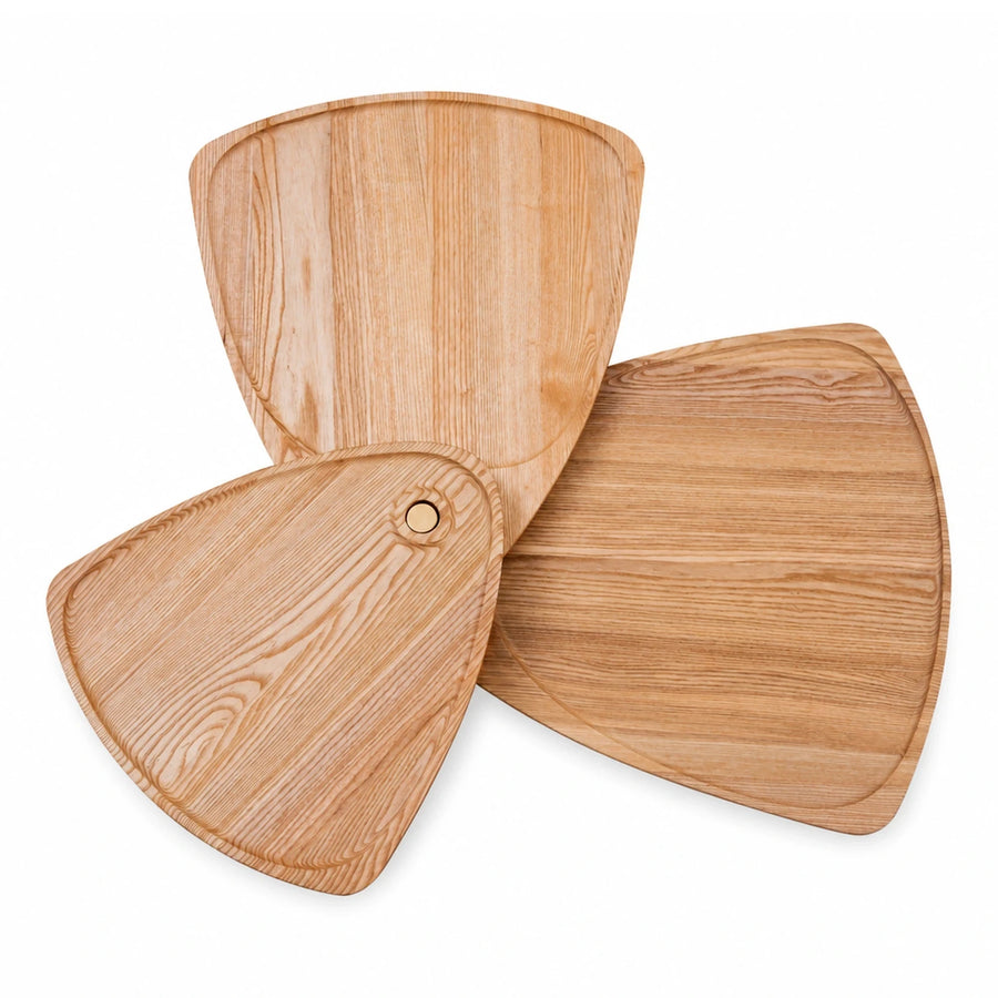 Wooden Serving Board Set with Brass Pin