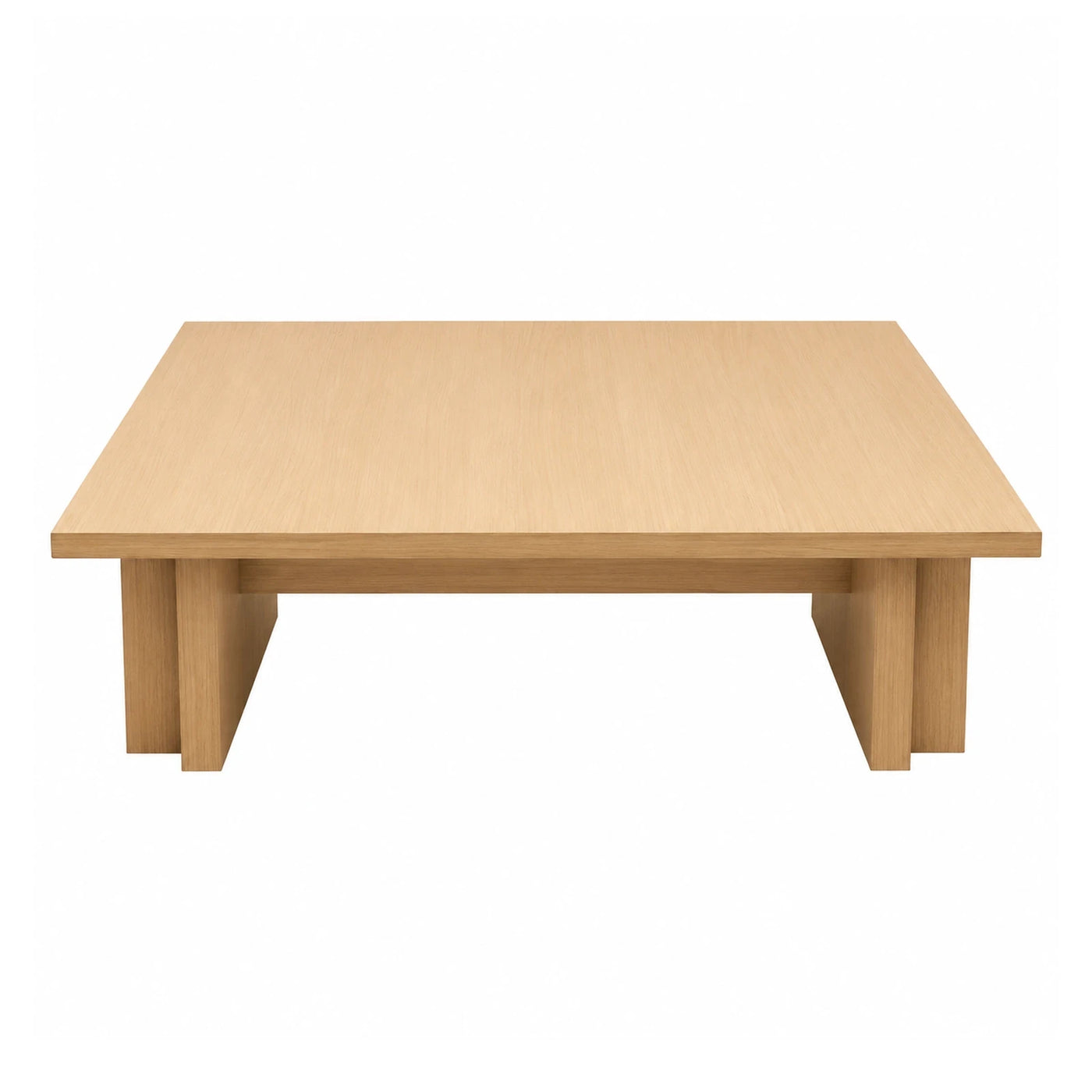Light Wood Rectangular Coffee Table