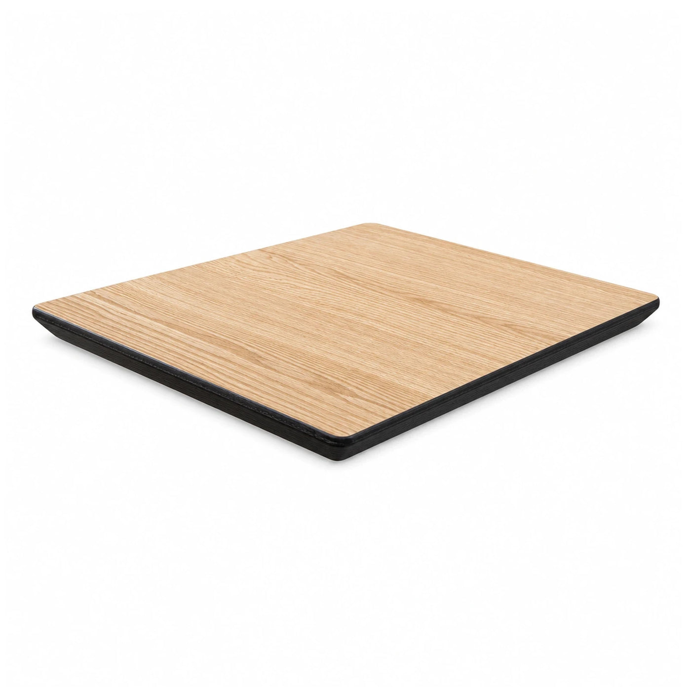Square Wood Table Top with Black Edge
