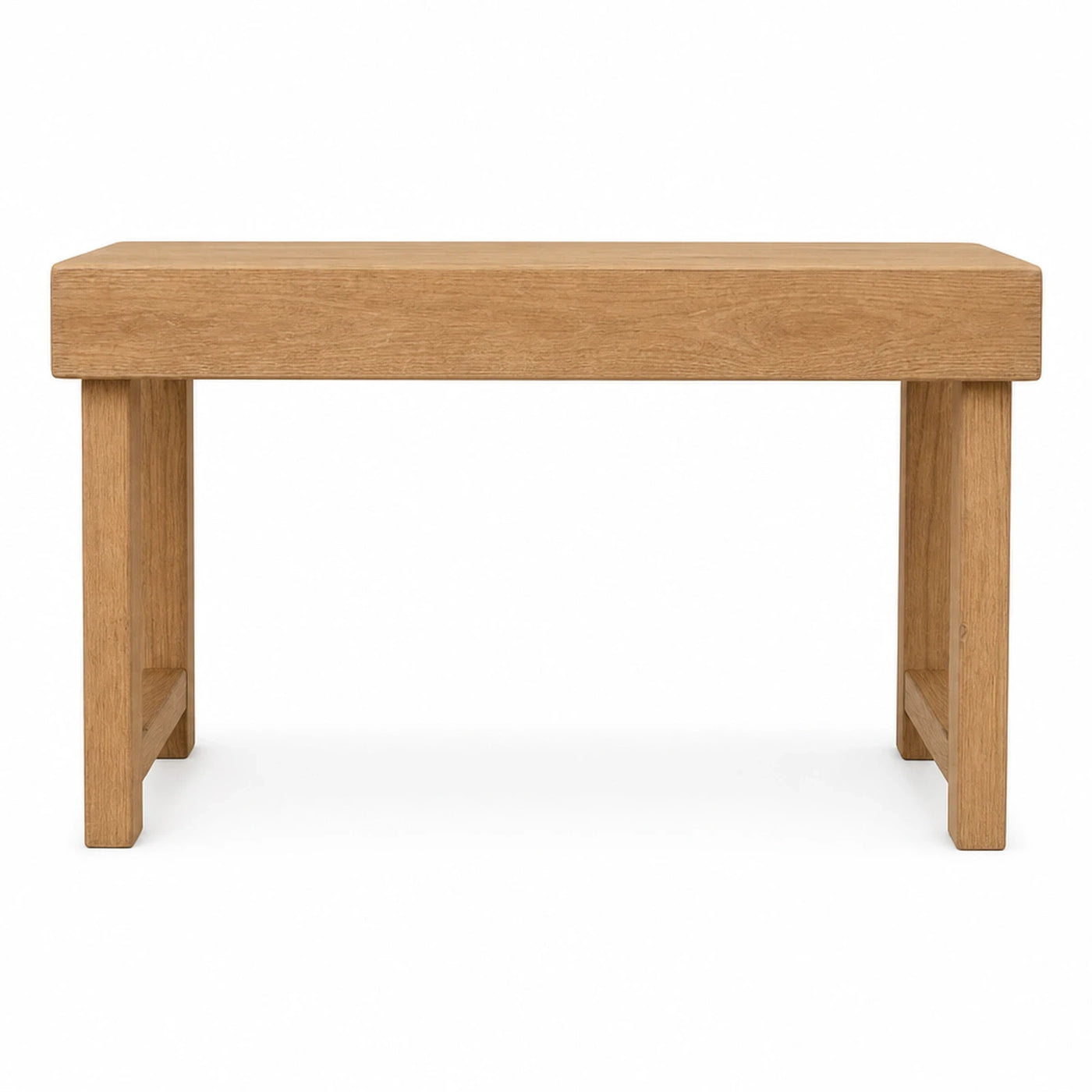 Solid Wood Console Table with Thick Top