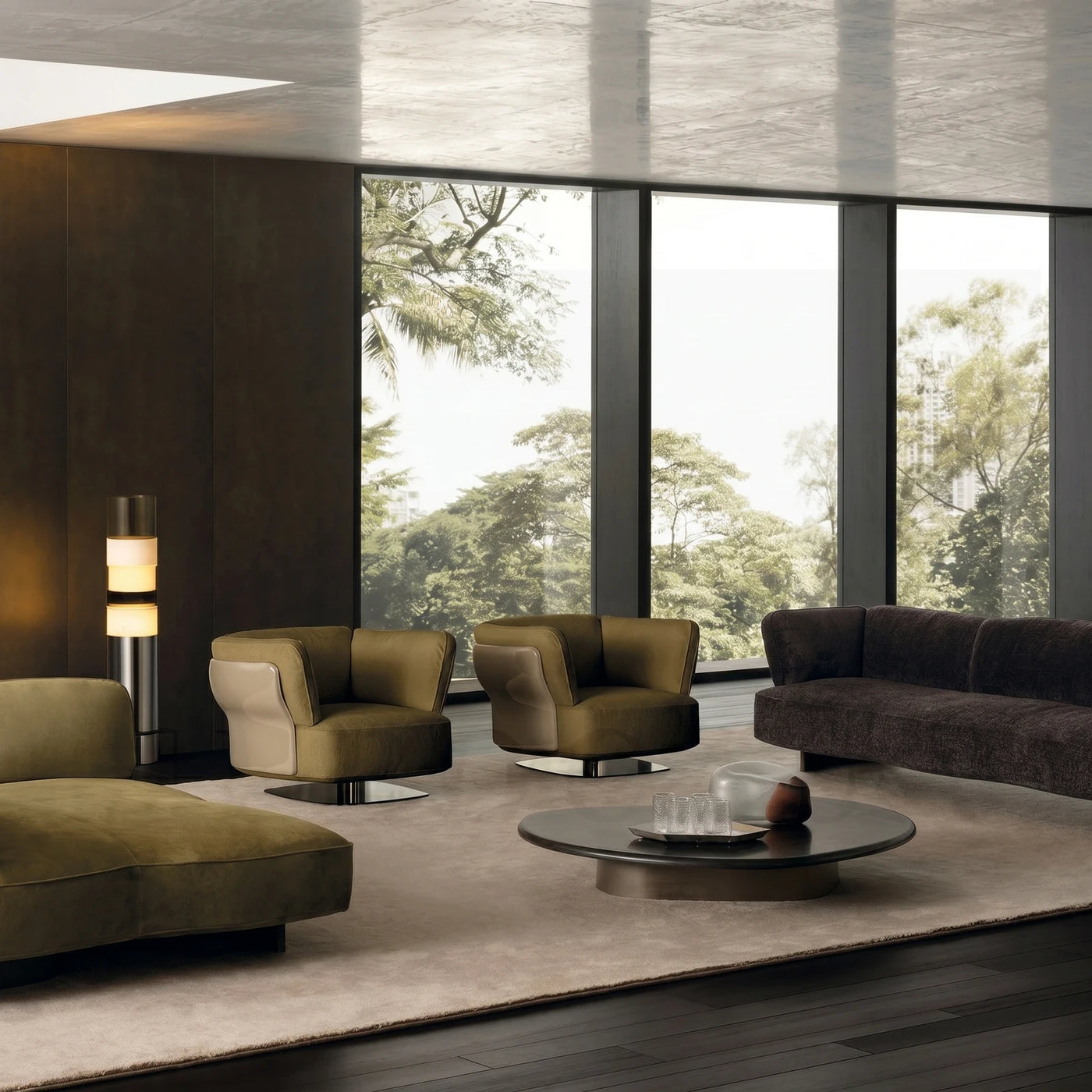 Contemporary Earthy Living Room