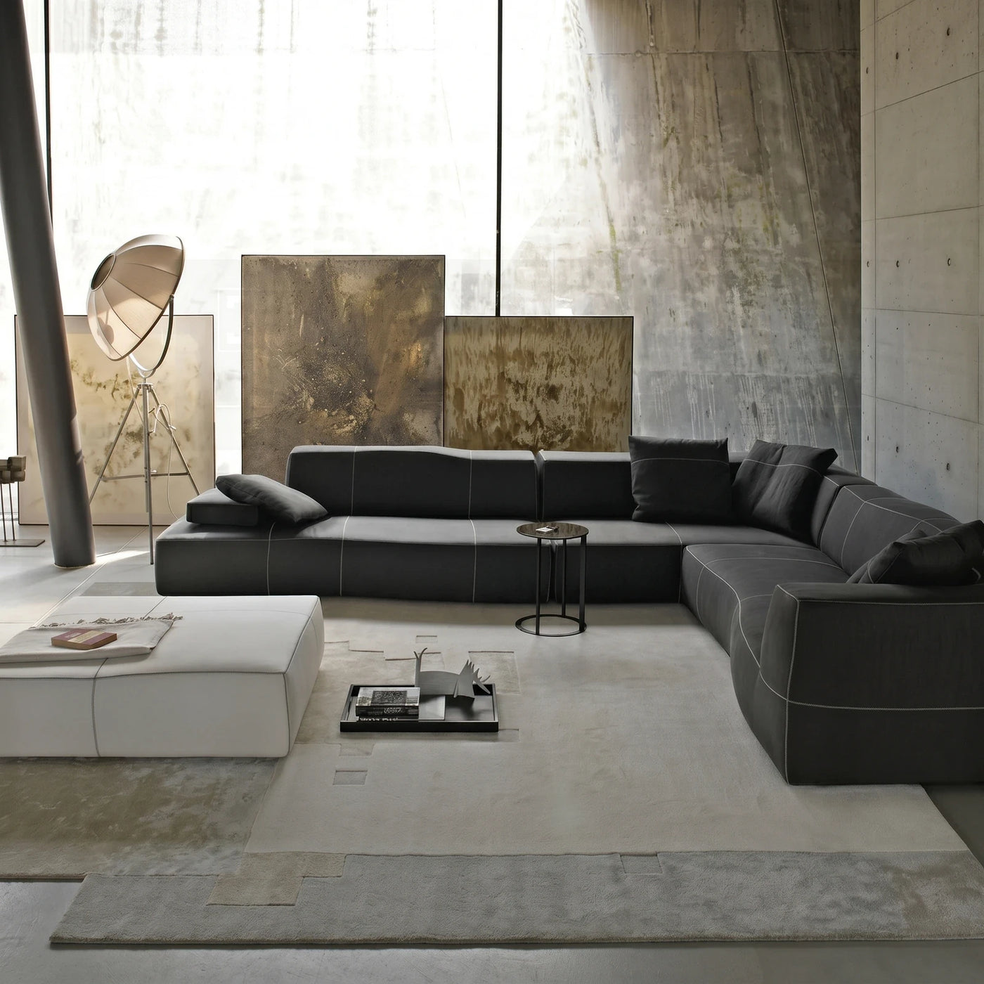 Modern Industrial Living Space