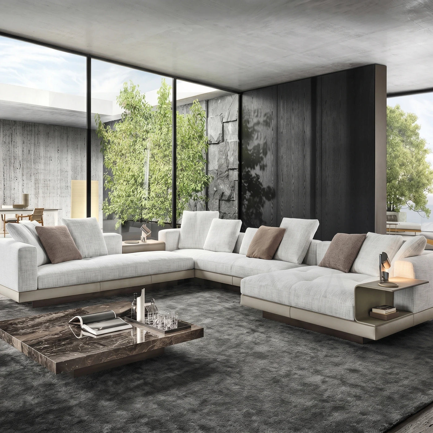 Modern Luxury Sectional Living Room