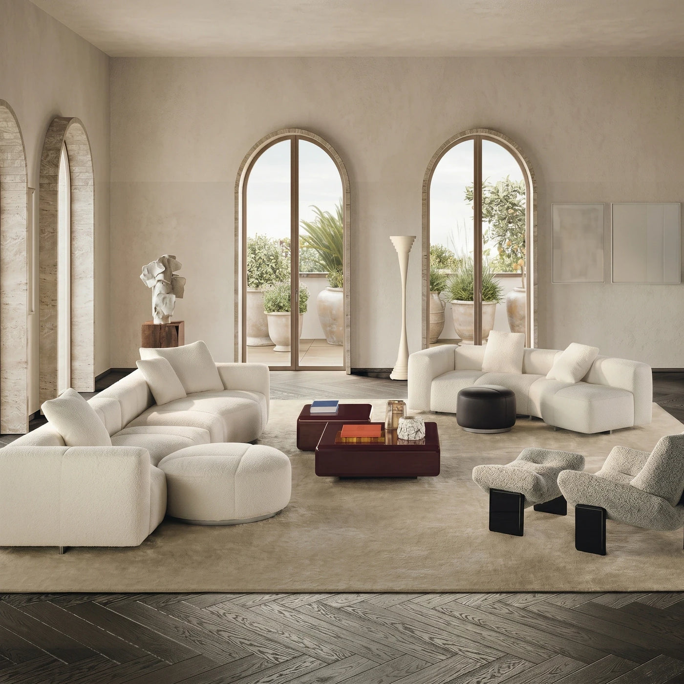 Modern Cream Living Room