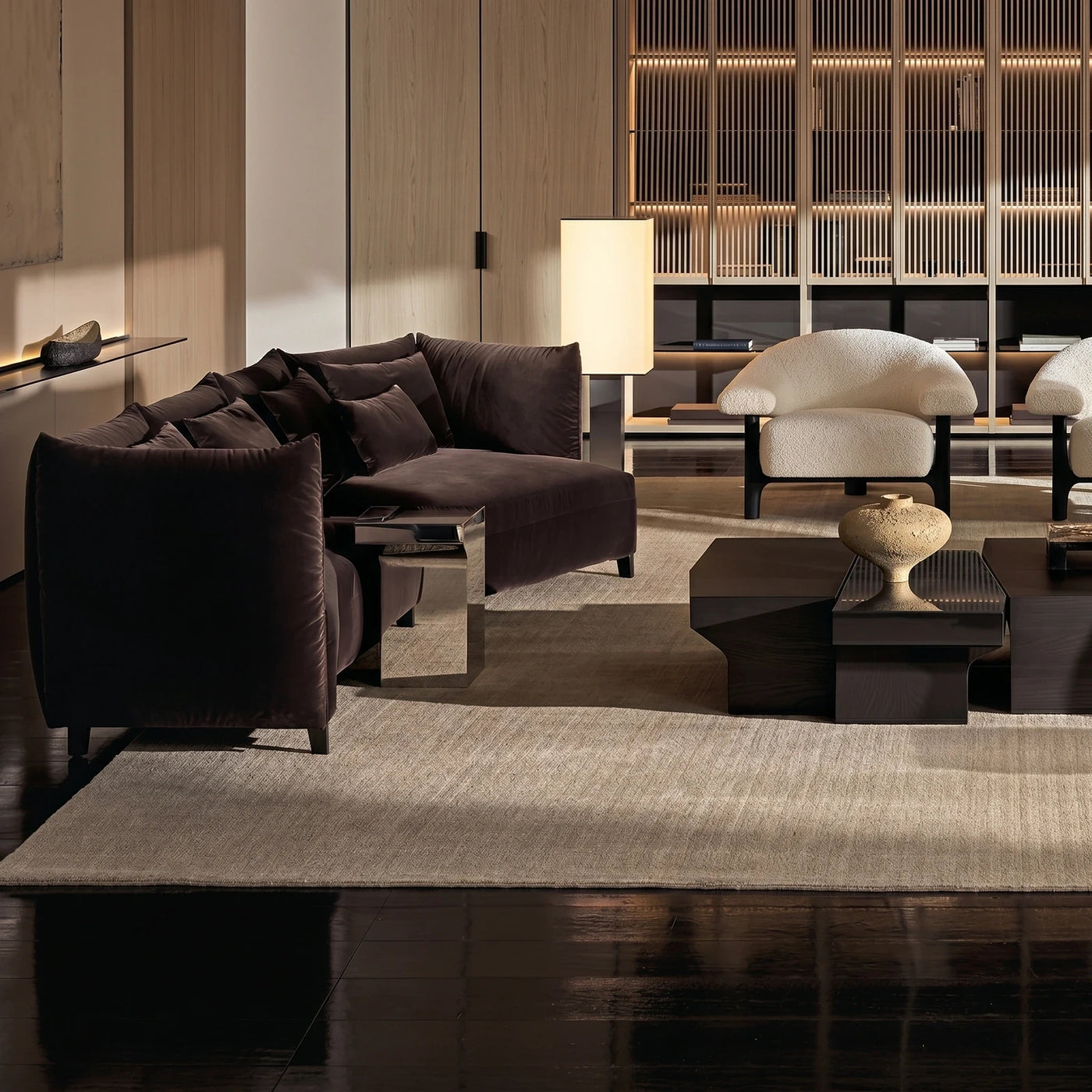 Modern Dark Luxury Living Room