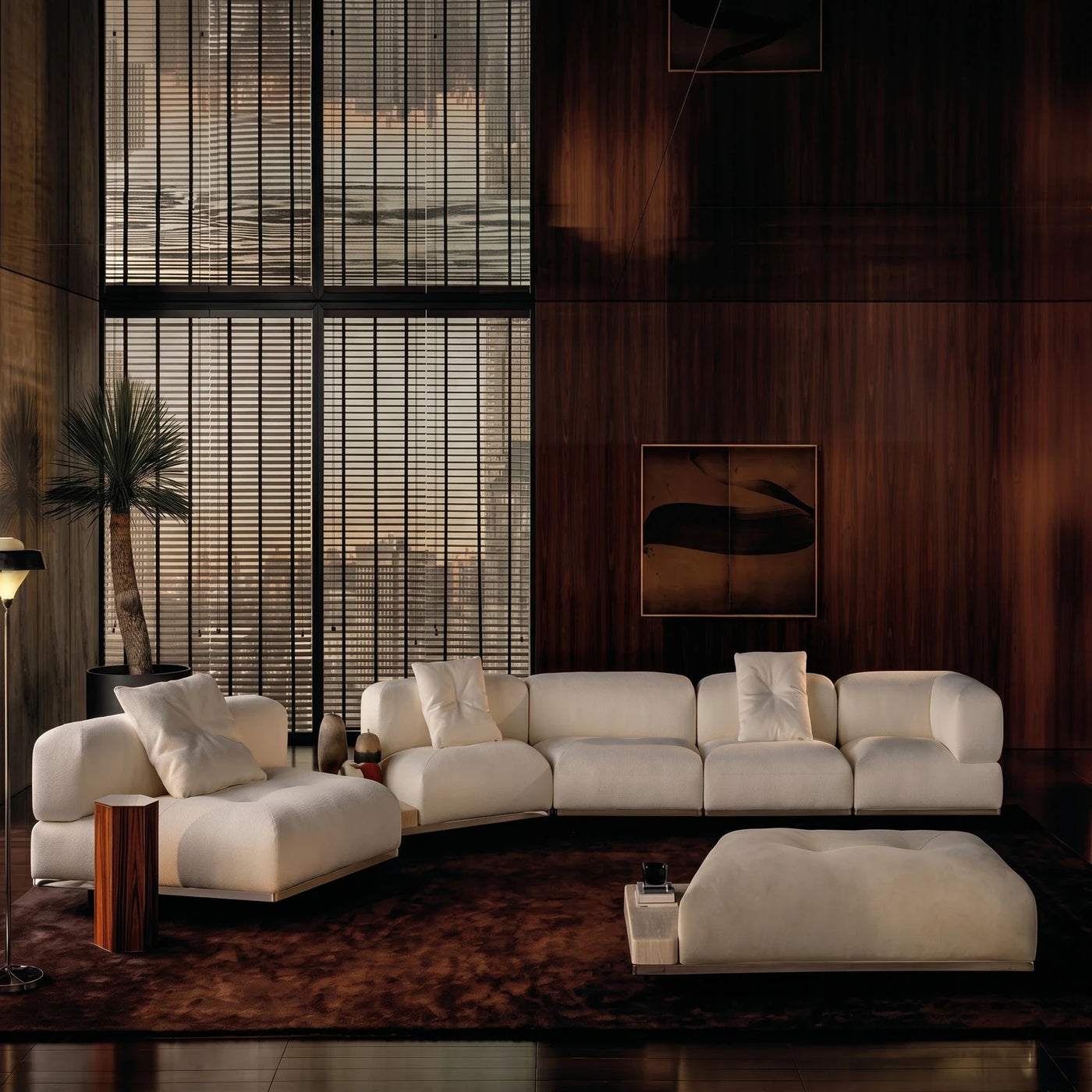 Modern Luxury Wood Living Room