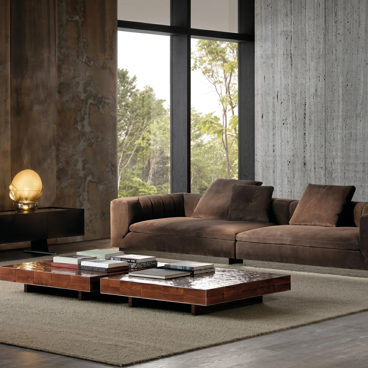 Modern Earthy Living Room