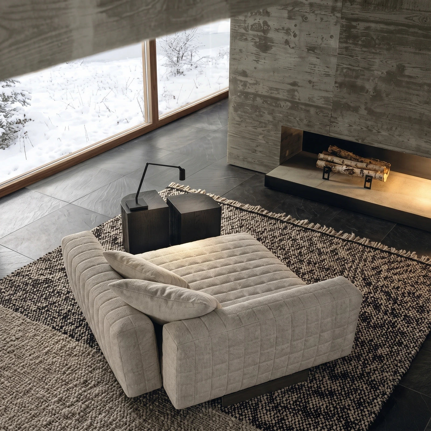 Modern Neutral Living Room Scene
